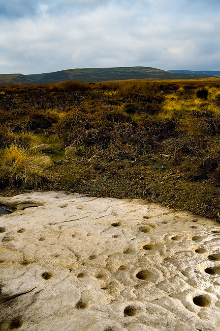 Barningham Moor (Cup and Ring Marks / Rock Art) by Hob