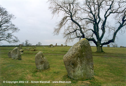 Long Meg & Her Daughters (Stone Circle) by Kammer