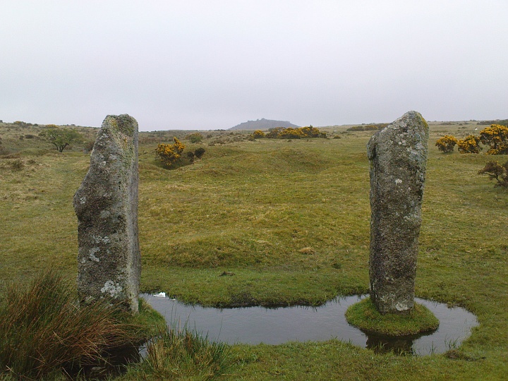The Pipers (St Cleer) (Standing Stones) by UncleRob