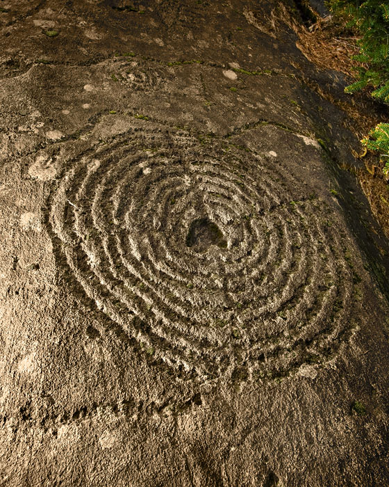 Crap Carschenna (Cup and Ring Marks / Rock Art) by Hob
