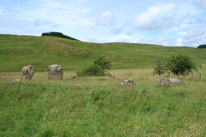 Girdle Stanes & Loupin Stanes (Stone Circle) by Chris
