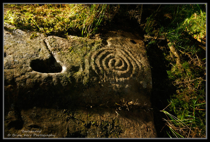 Barharrow (Cup and Ring Marks / Rock Art) by rockartwolf