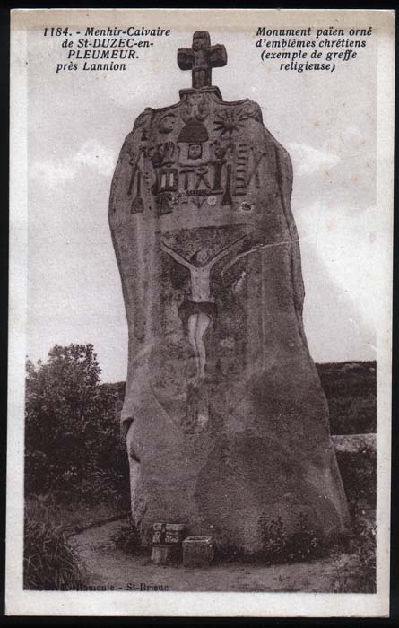 St Uzec (Standing Stone / Menhir) by fitzcoraldo