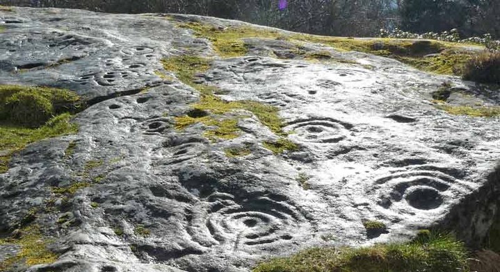 Roughting Linn (Cup and Ring Marks / Rock Art) by baza