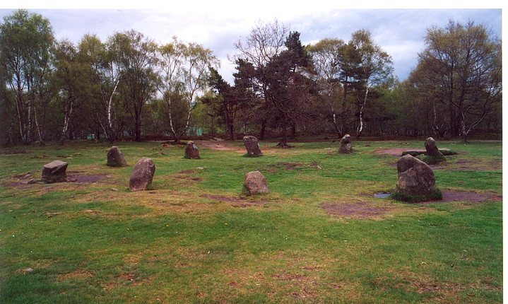 Nine Ladies of Stanton Moor (Stone Circle) by GLADMAN