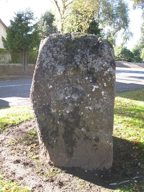 Stonefield Park Road, Doonfoot (Standing Stone / Menhir) by Howburn Digger