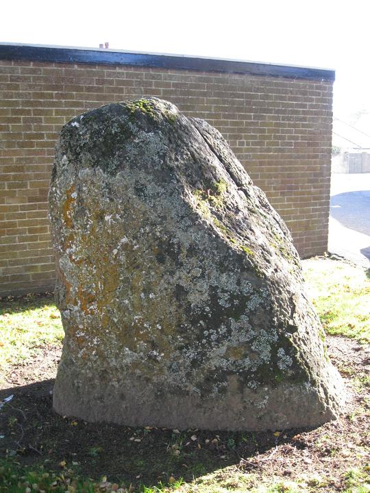 Stonefield Park Road, Doonfoot (Standing Stone / Menhir) by Howburn Digger