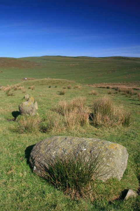 Bryn y Maen (Stone Row / Alignment) by postman
