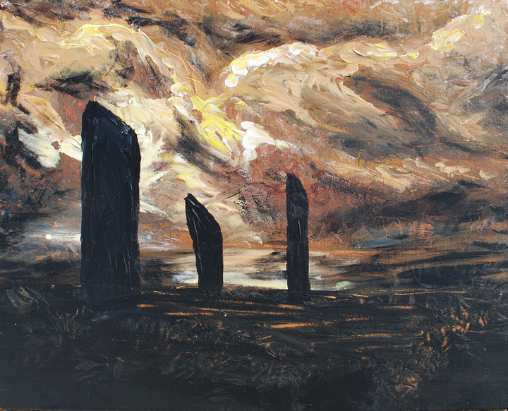 The Standing Stones of Stenness (Circle henge) by summerlands
