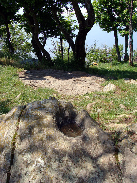 Cup marked stone on the top of Musinè (Cup Marked Stone) by wido_piemonte