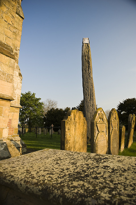 Rudston Monolith (Standing Stone / Menhir) by A R Cane