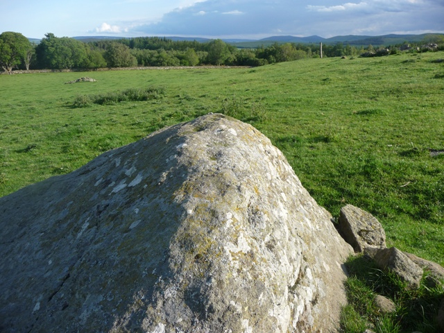 Hill Of Avochie (Cup Marked Stone) by drewbhoy