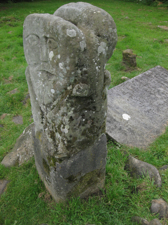Caldragh Churchyard (Carving) by ryaner
