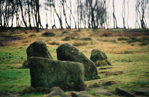 Nine Ladies of Stanton Moor (Stone Circle) by RedBrickDream