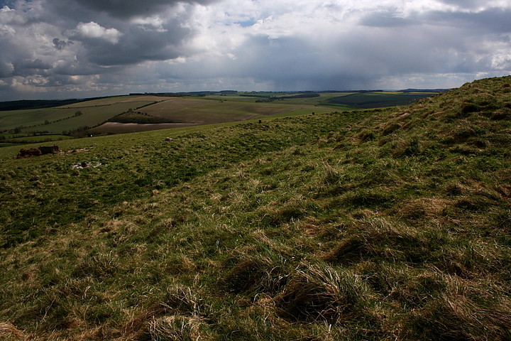 Cold Kitchen Hill (Long Barrow) by GLADMAN