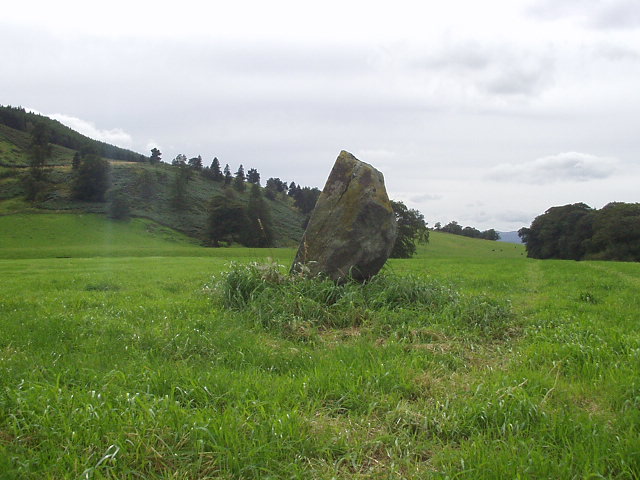 Witches Stone (Monzie) (Standing Stone / Menhir) by scotty