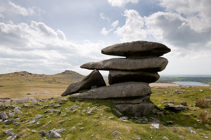 Showery Tor (Ring Cairn) by RoyReed