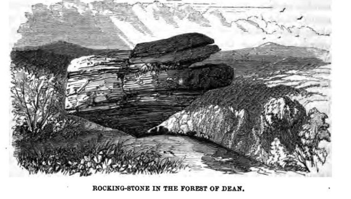 The Buckstone (Rocking Stone) by Rhiannon
