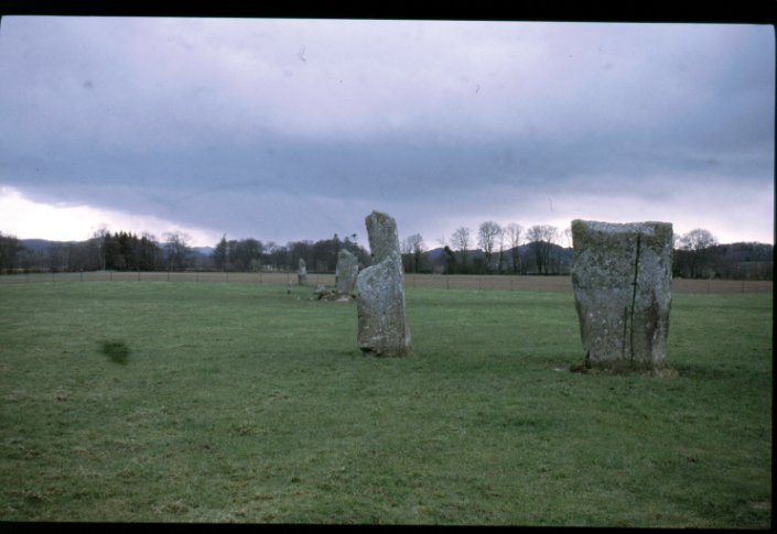 The Great X of Kilmartin (Stone Row / Alignment) by nickbrand