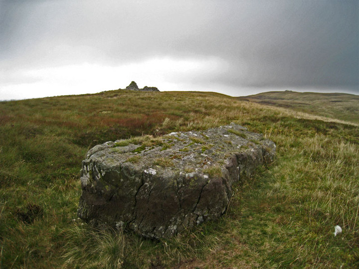 Pen-y-Gorllwyn Stone (Standing Stone / Menhir) by cerrig