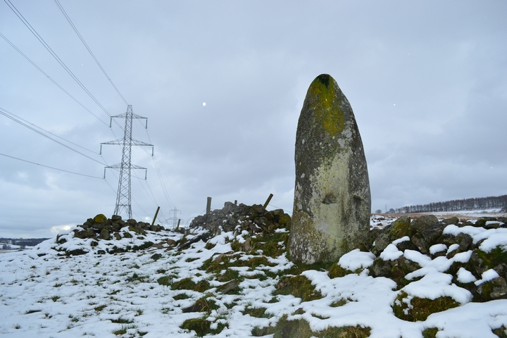 Gouk Stone, Kinaldie (Standing Stone / Menhir) by thelonious