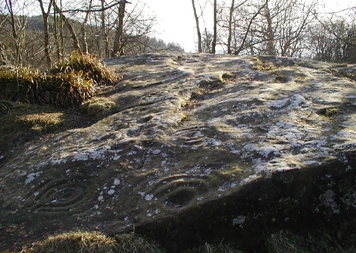 Roughting Linn (Cup and Ring Marks / Rock Art) by pebblesfromheaven