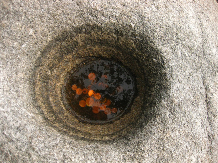 Knocktemple II (Bullaun Stone) by ryaner