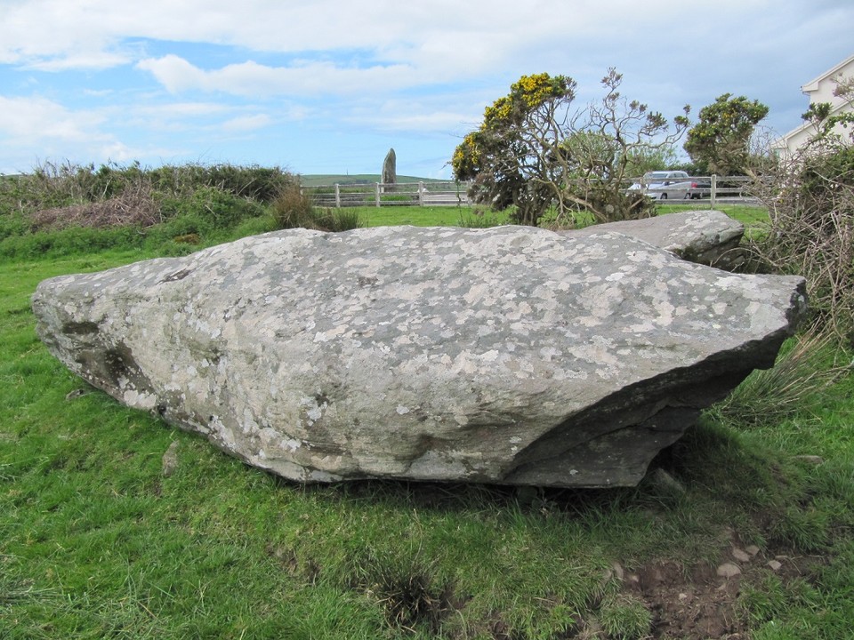 Fallen stones near Milltown Milestone (Standing Stones) by tjj