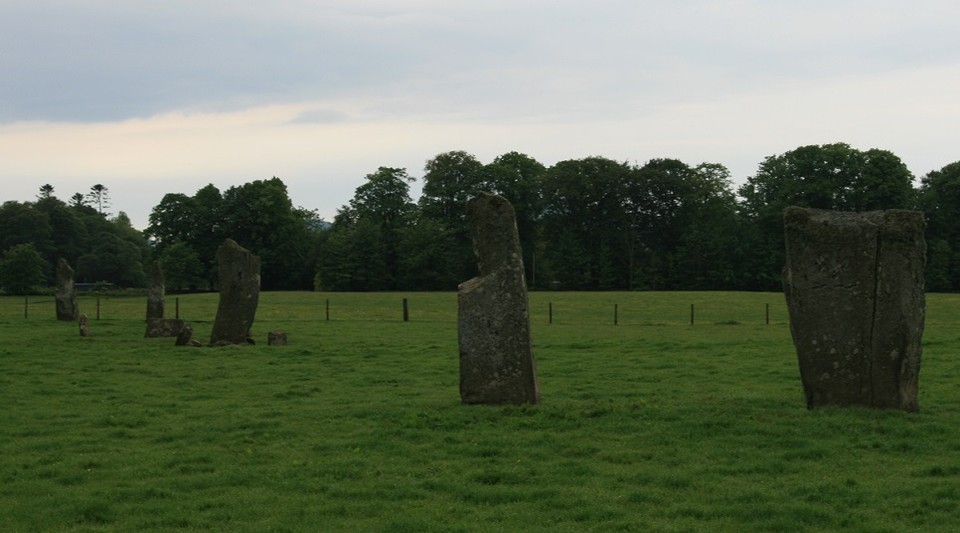 The Great X of Kilmartin (Stone Row / Alignment) by postman