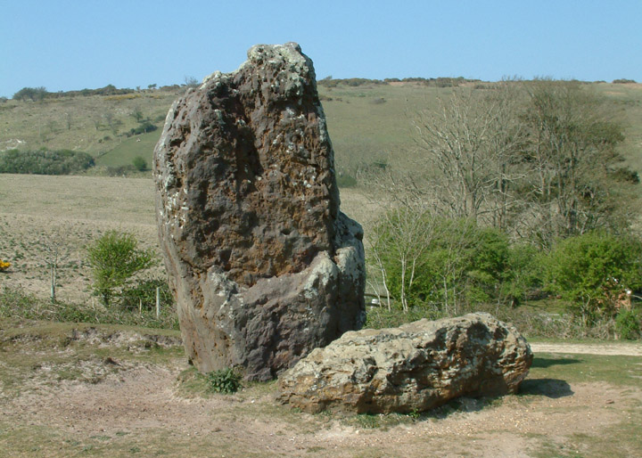 The Longstone of Mottistone (Standing Stone / Menhir) by wightman