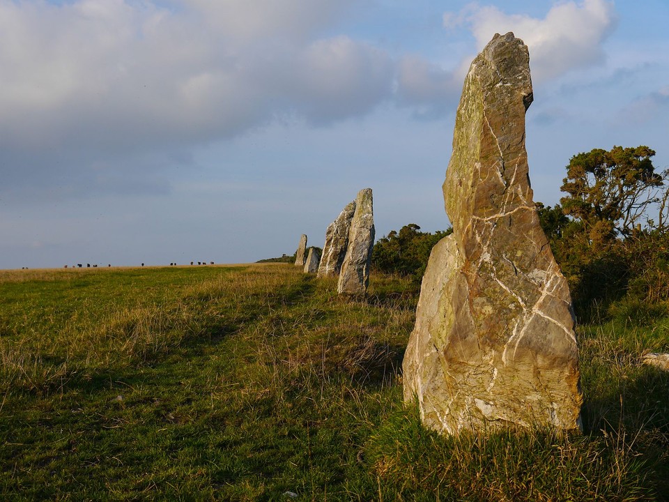 The Nine Maidens (Stone Row / Alignment) by Meic