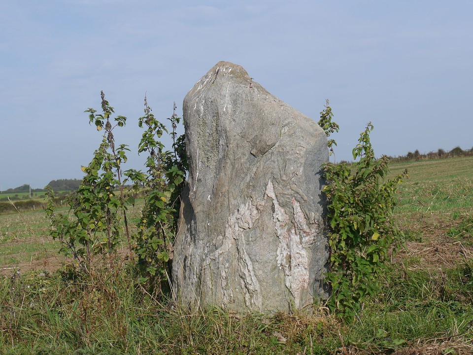 Llangaffo (Standing Stone / Menhir) by Meic