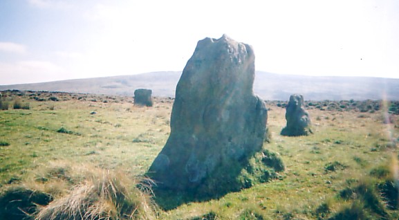 Seven Stones of Hordron Edge (Stone Circle) by davidtic