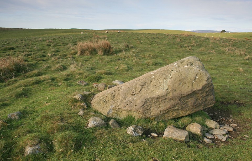 Eglwyseg stone (Standing Stone / Menhir) by postman