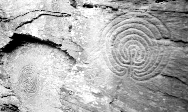 Rocky Valley Rock Carvings (Carving) by pure joy
