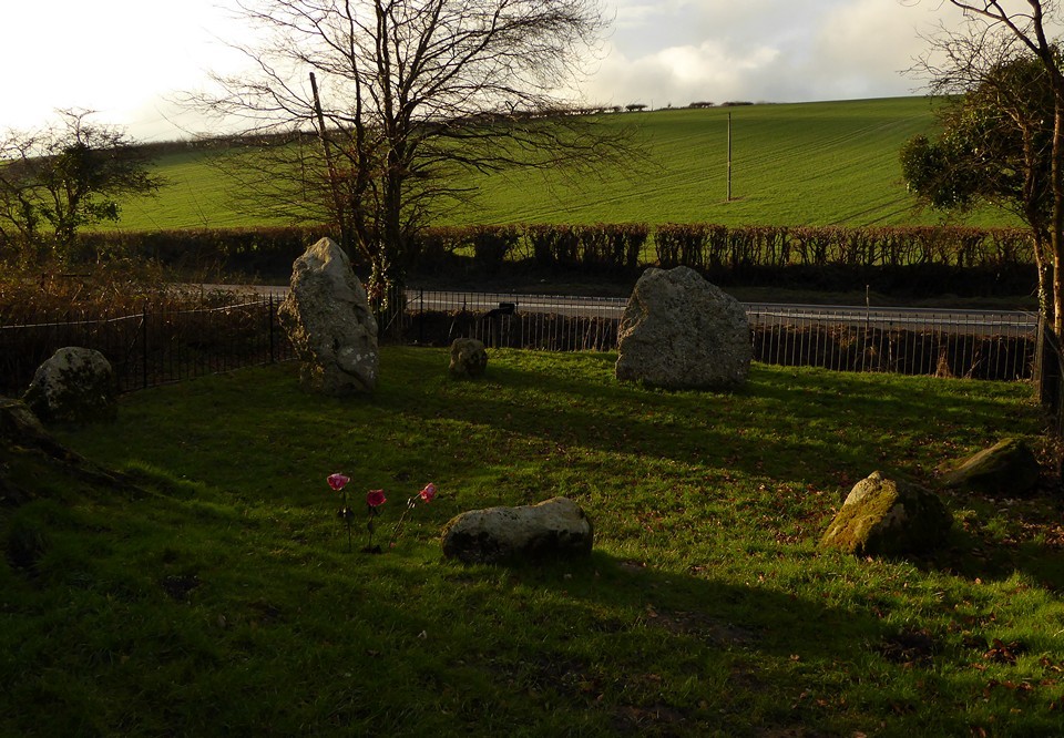 The Nine Stones of Winterbourne Abbas (Stone Circle) by thesweetcheat