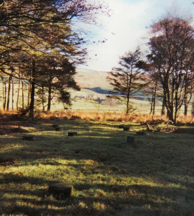 Bleasedale Circle (Timber Circle) by Rivington Pike