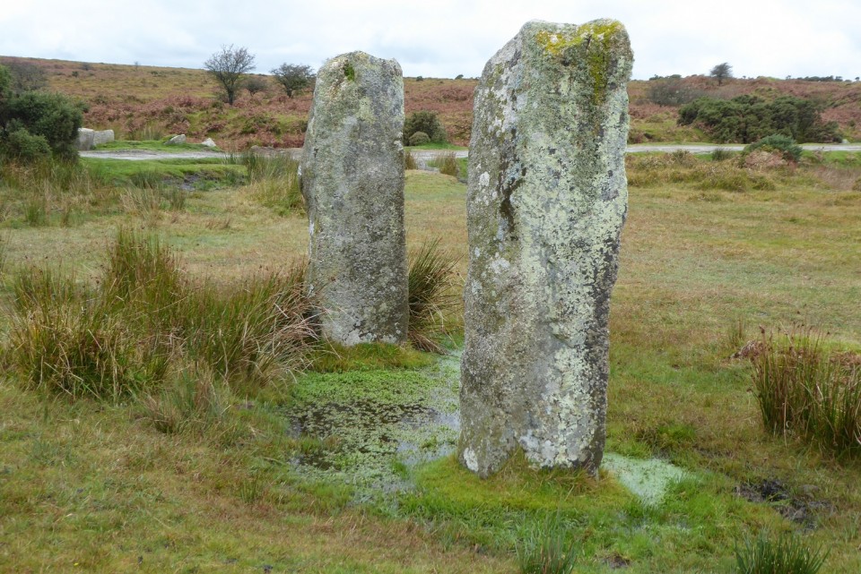 The Pipers (St Cleer) (Standing Stones) by tjj