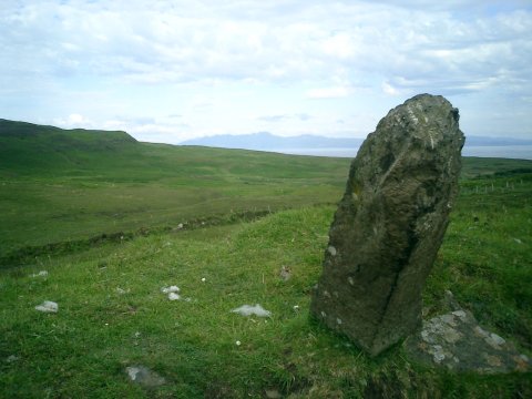 Eigg Lesser Stone (Standing Stone / Menhir) by notjamesbond