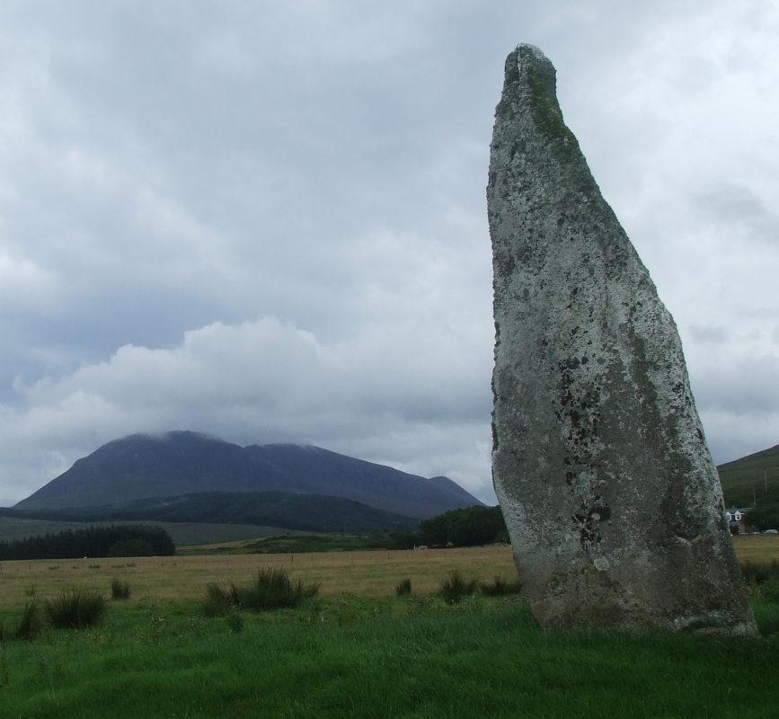 Druid Auchencar (Standing Stone / Menhir) by Howburn Digger