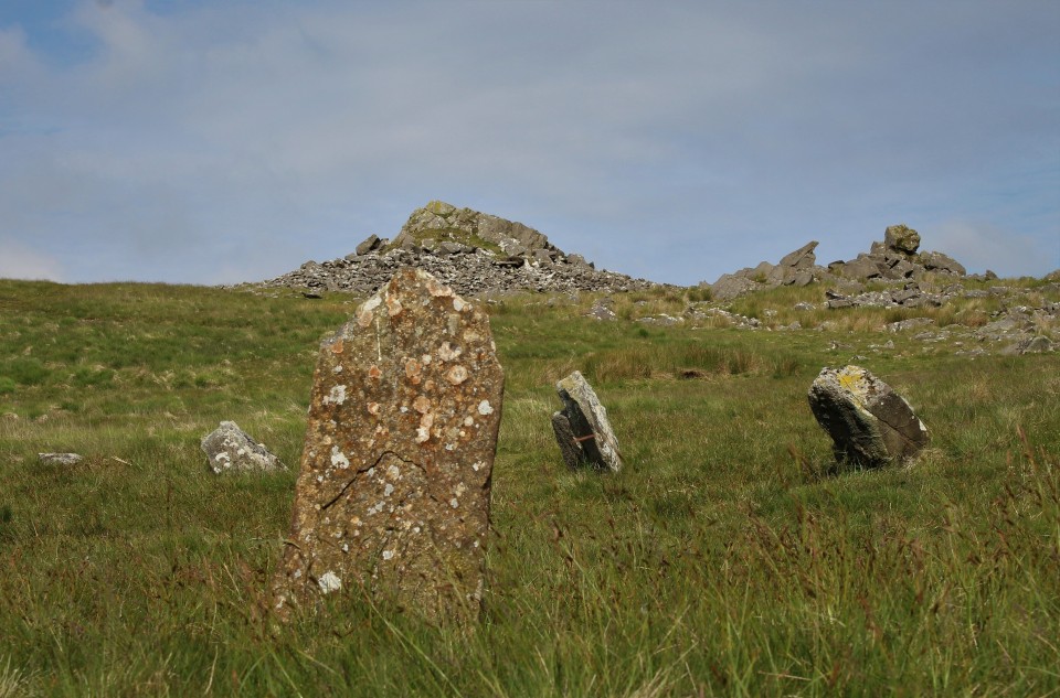 Bedd Arthur (Stone Row / Alignment) by postman