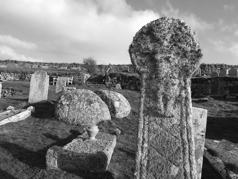 St. Levan's Stone (Standing Stone / Menhir) by texlahoma