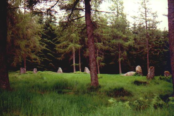 Nine Stanes (Stone Circle) by Moth