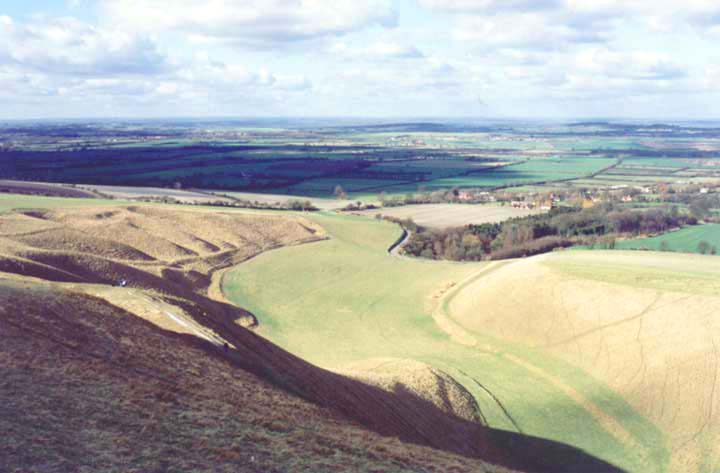 Uffington White Horse (Hill Figure) by treaclechops