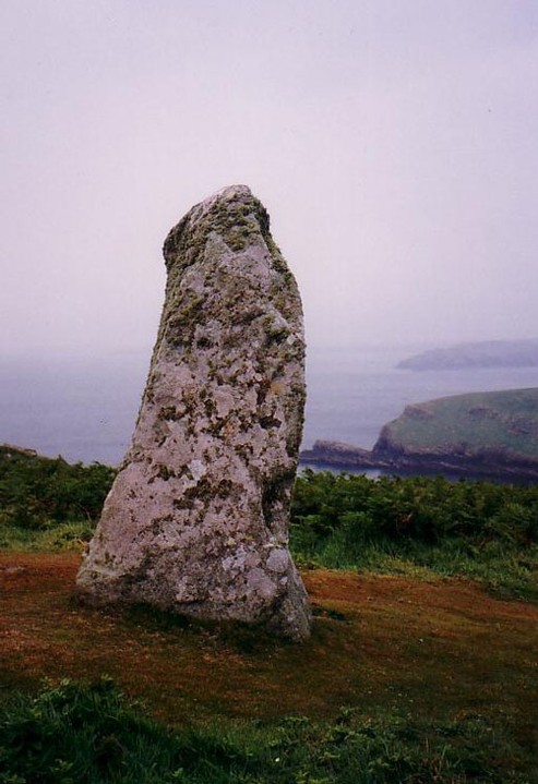 Harold Stone (Skomer) (Standing Stone / Menhir) by Earthstepper