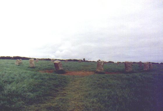 The Merry Maidens (Stone Circle) by Moth