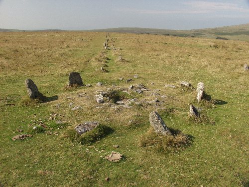 The Plague Market At Merrivale (Multiple Stone Rows / Avenue) by ocifant