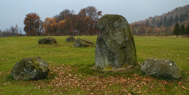 Crieff Golf Course / Ferntower (Stone Circle) by pebblesfromheaven