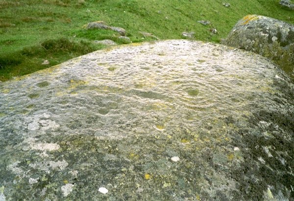 Allt A' Choire Chireinich (Cup and Ring Marks / Rock Art) by rockartuk