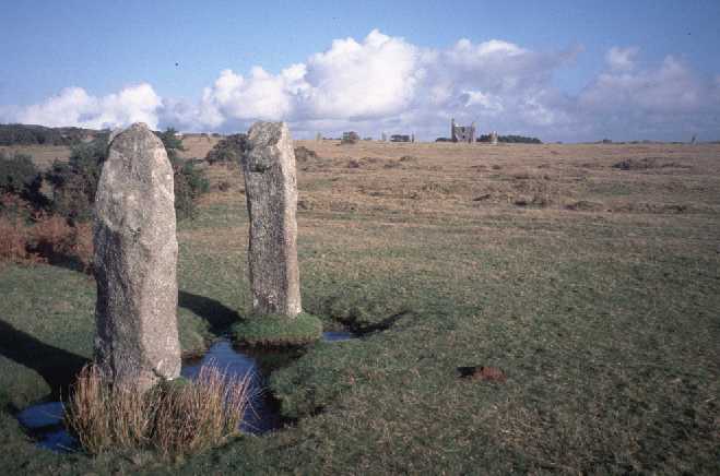 The Pipers (St Cleer) (Standing Stones) by Mr Hamhead